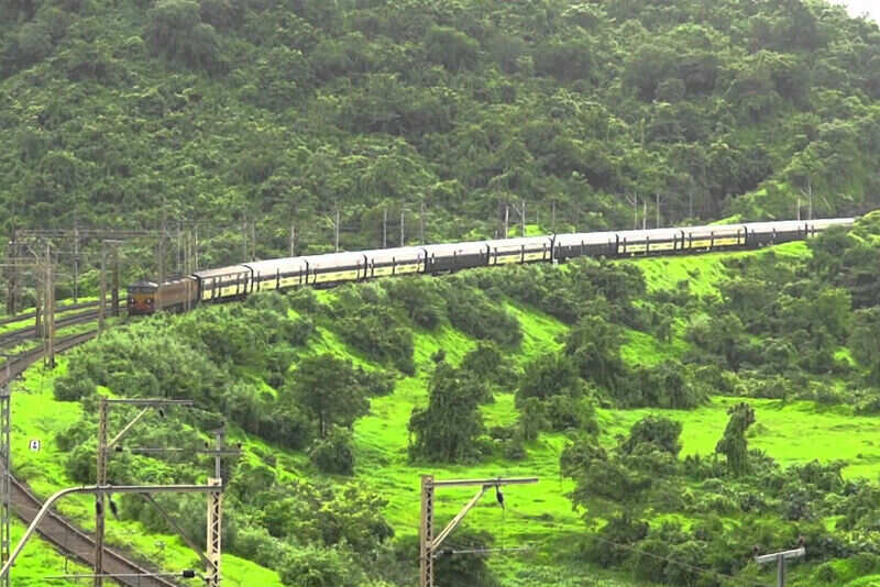 View of Indian railways