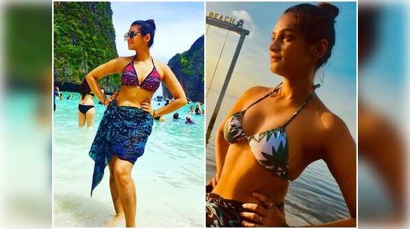 Sasural Simar Ka actress Jyotsna Chandola sheds her sanskari avatar and looks hot in a bikini