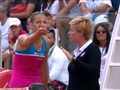 Pliskova smashes umpire's chair after losing Rome match