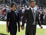 David Beckham and Victoria Beckham graced the royal wedding