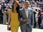 George Clooney attended the wedding with his wife Amal Clooney