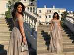Priyanka Chopra mesmerises in an embellished gown at Prince Harry and Meghan Markle's wedding reception
