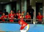 KXIP team co-owner Preity Zinta watching her team bat