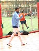 The passionate sportperson Abhishek Bachchan joins the boys