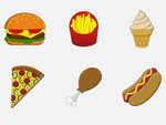 Popular food emojis