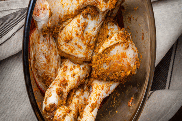 chicken-marinated