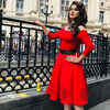 Lady in red