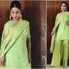 Pretty in lime green sharara