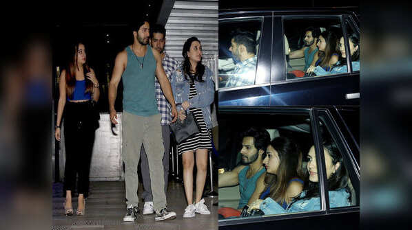 Rumoured girlfriend Natasha Dalal joins Varun Dhawan and family for an outing