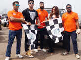 Shama Sikander and Sahil Khan flagged off Mud Skull&lsquo;s 4 by 4 off roding rally