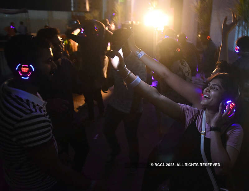 Silent DJ night party at The Park