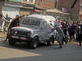 CRPF gypsy, attacked by mob, runs over 3 in Srinagar