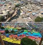 ​Khar locality gets painted in a myriad of colours!​