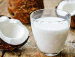 Milk and coconut water for smooth skin