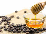 Coffee and honey for glowing skin