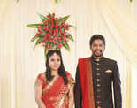 Actor Soundararaja and Tamanna's starry wedding reception