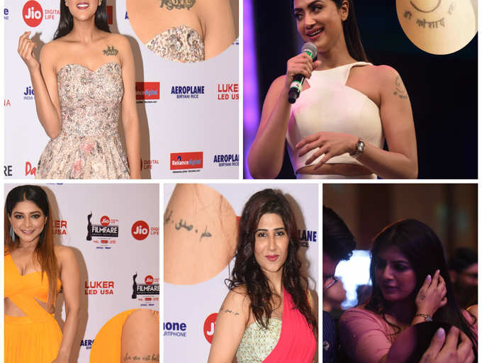 Stars who flaunted their tattoos at the 65th Jio Filmfare Awards (South) |  The Times of India