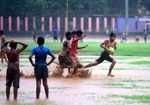 Mumbai rains are for football!