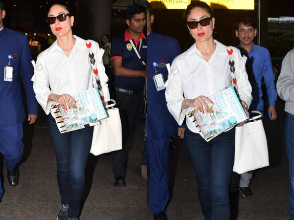 Kareena Kapoor's oversized hoodie at Mumbai airport is a major