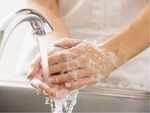 Not washing your hands before washing your face