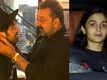 Alia Bhatt, Ranbir Kapoor, Rajkumar Hirani visit Sanjay Dutt ahead of 'Sanju' release