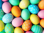 Colour Easter eggs