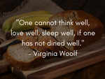 Virginia Wolf being her honest self.
