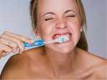 Don’t choose a toothbrush with hard bristles