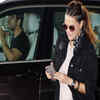 Article image for: Angad Bedi sees off wife Neha Dhupia at the airport