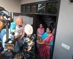 Diljit receives traditional welcome