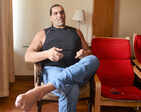 The Great Khali visits Chandigarh