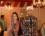 Muzammil Khan and Hamna Mariyam's grand wedding reception