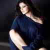 Sensuous in an oversized sweater