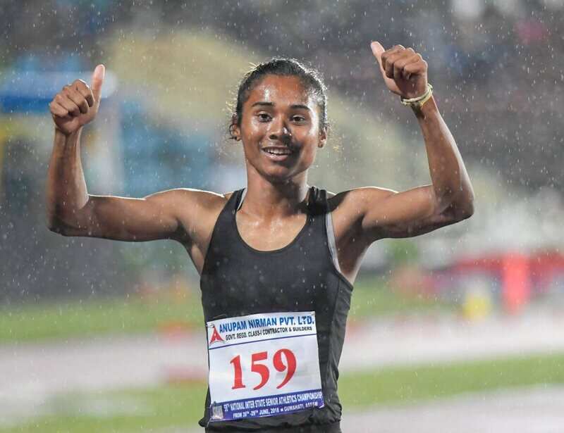 Hima Das gets awarded Rs. 1 lakh by collective efforts of Indians in Finland