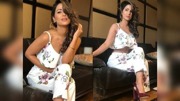 Summer beauty in floral attire