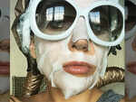 Wearing sheet masks