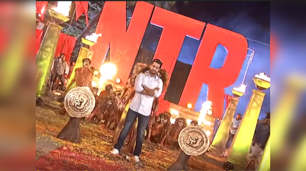 Jr NTR's grand entry..