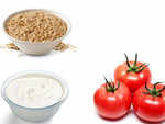 Tomato, Oatmeal, And Yogurt mask