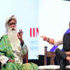 Article image for: Ranveer Singh and <i class="tbold">sadhguru jaggi vasudev</i> set the stage on fire