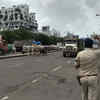 Police dispersed the protesters from the entrance of the Nitin flyover after almost two hours of blockade.