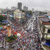 Article image for: <i class="tbold">maharashtra bandh</i>: Protesters vandalise buses, block train routes