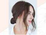 The messy waves bun