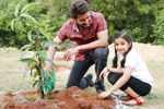 ​Tollywood actor Mahesh Babu plants sapling with daughter Sitara