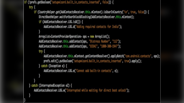 The 'Vigilante hacker' claims to have found the code used