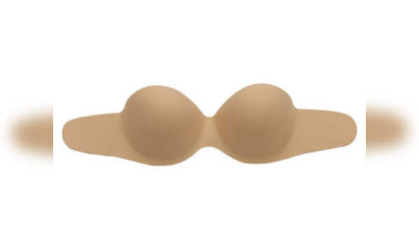 The adhesive backless bra