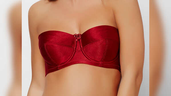 The wired strapless bra