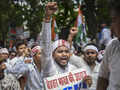 NSUI holds protest against central government