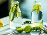 Swap soda or fruit drinks for detox water