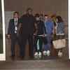 Nick arrives in Mumbai with family