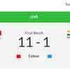 India's Divya Kakran loses 1-11 against Tumentsetseg Sharkhuu of Mongolia in Women's Freestyle Wrestling 68kg Quarterfinals